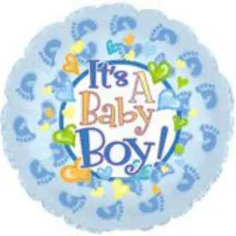 It's a Baby Boy footprints