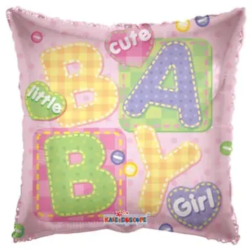 BABY letters (pink square)