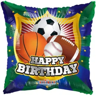 Happy Birthday sports (square)