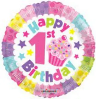 Happy 1st Birthday (pink)