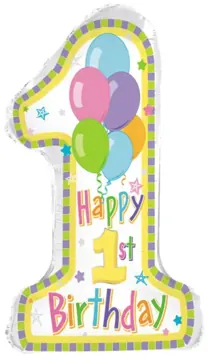 Happy 1st Birthday number 1
