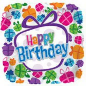 Happy Birthday presents (square)