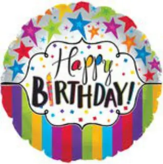 Happy Birthday stars & stripes