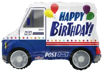 Happy Birthday mail truck