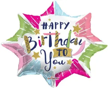 Happy Birthday To You starburst