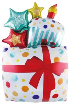 Gift stack with stars