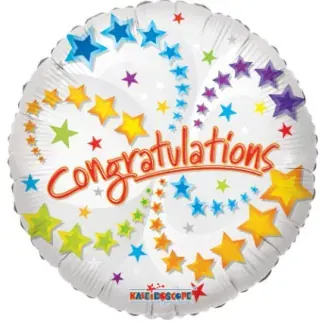 Congratulations stars (white)