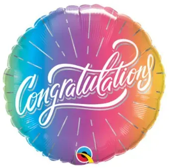 Congratulations ombré