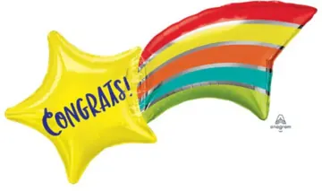 Congrats shooting star