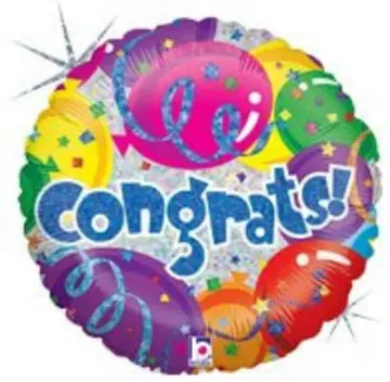 Congrats! balloons (36”)