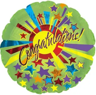 Congratulations sunburst