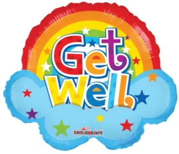 Get Well rainbow cloud
