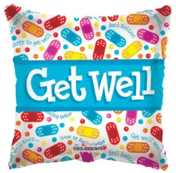 Get Well bandages (square)