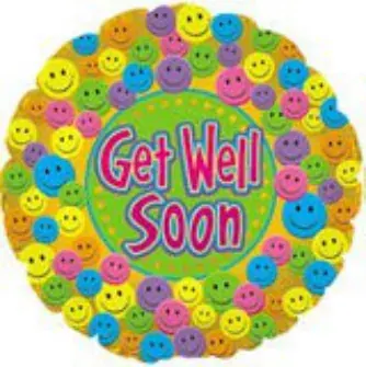 Get Well Soon smiley faces