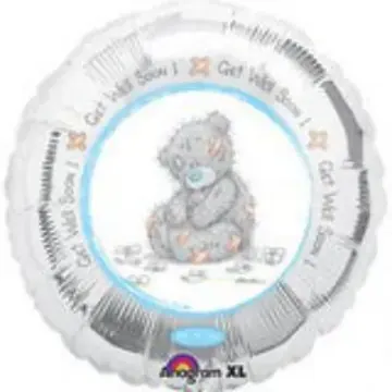 Get Well Soon teddy (silver)