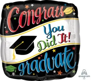 Congrats You Did It! graduate (square)