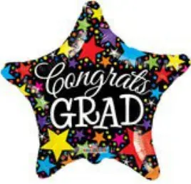 Congrats GRAD star (black)