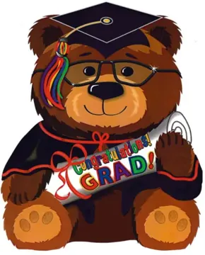 Graduation teddy bear