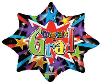 Congrats Grad starburst