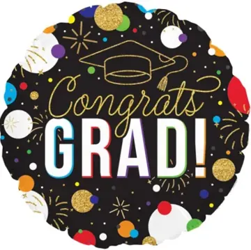 Congrats GRAD! confetti (31”)
