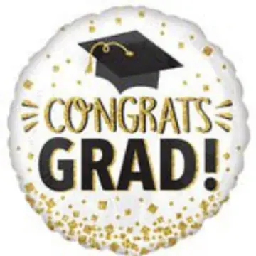 CONGRATS GRAD! gold dots