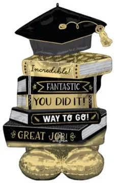 Graduation books stack (air filled)
