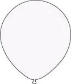 9” latex – Clear
