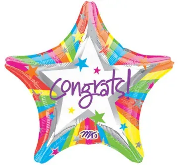 Congrats star (rainbow)