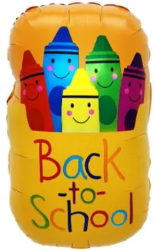 Back to School crayons