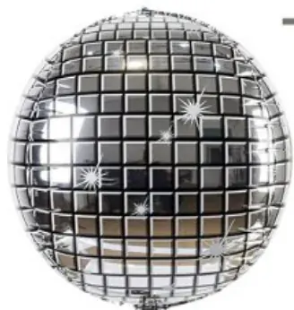 Disco sphere (silver)