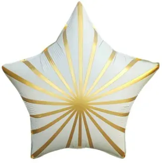 Star (white & gold stripe)