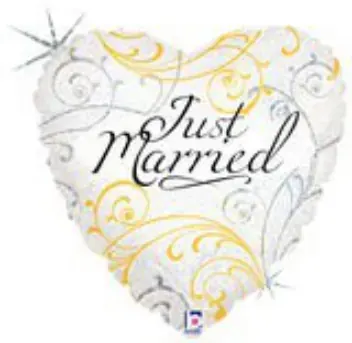 Just Married heart