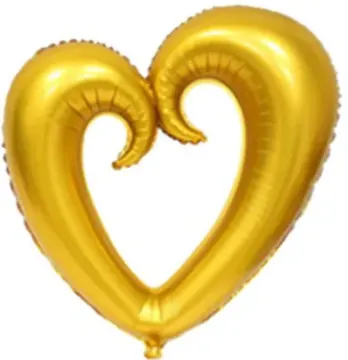 Open heart (gold)