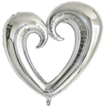 Open heart (silver)