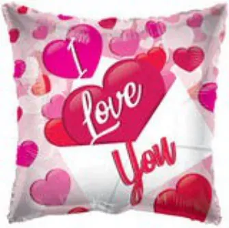 Love You hearts (square)