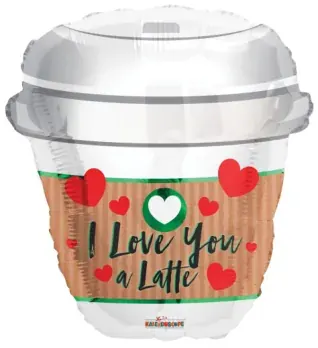 I Love You a Latte cup