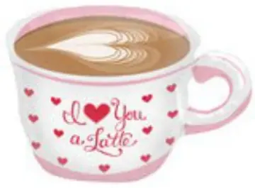 I Love You a Latte coffee cup