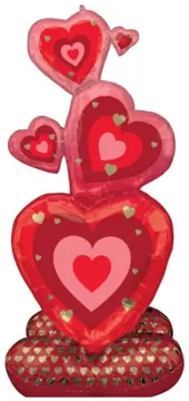 Stacking hearts (air filled)
