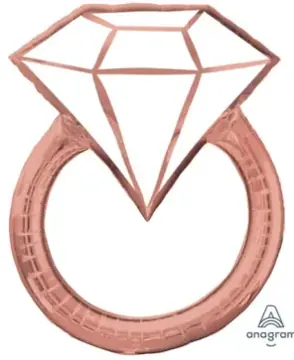 Diamond ring (rose gold)