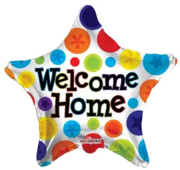 Welcome Home dots star